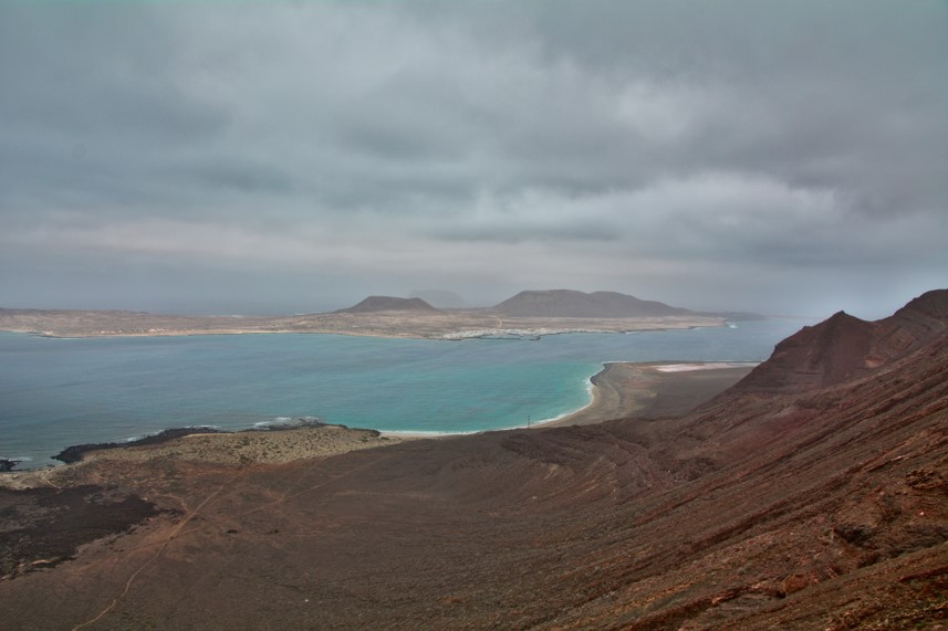 Camino de los Gracioseros de la Isla de la Graciosa en Lanzarote