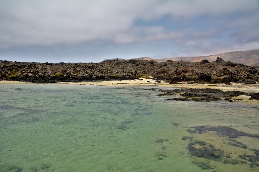 Playa del Caletón Blanco en Lanzarote