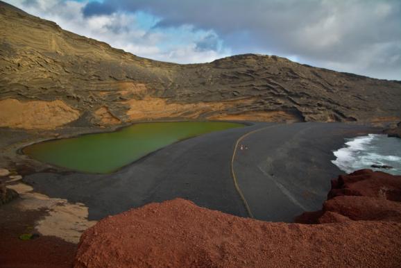 Lago Verde en Lanzarote. Revista Viajeros