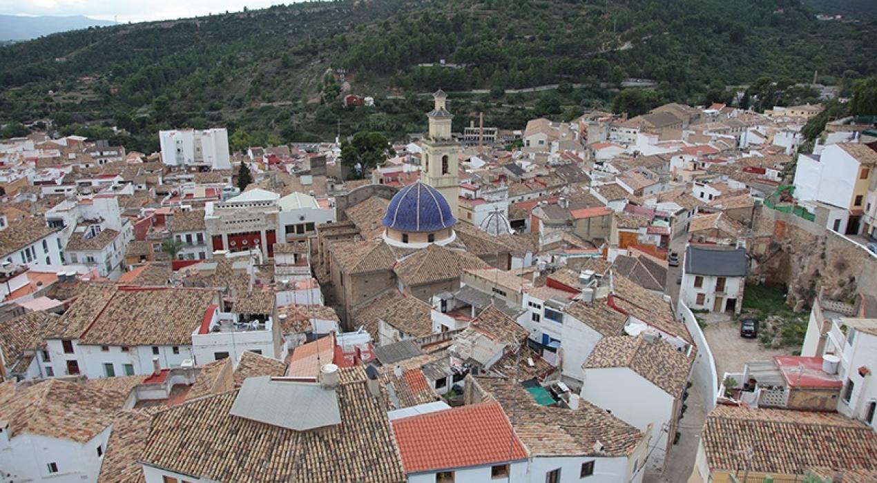 Buñol_Vista_Casco_Antiguo. Rev. Viajeros