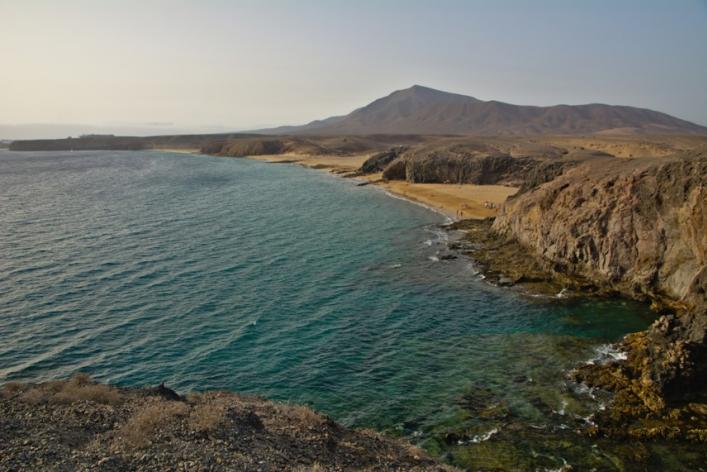 Playa del papagayo de Lanzarote